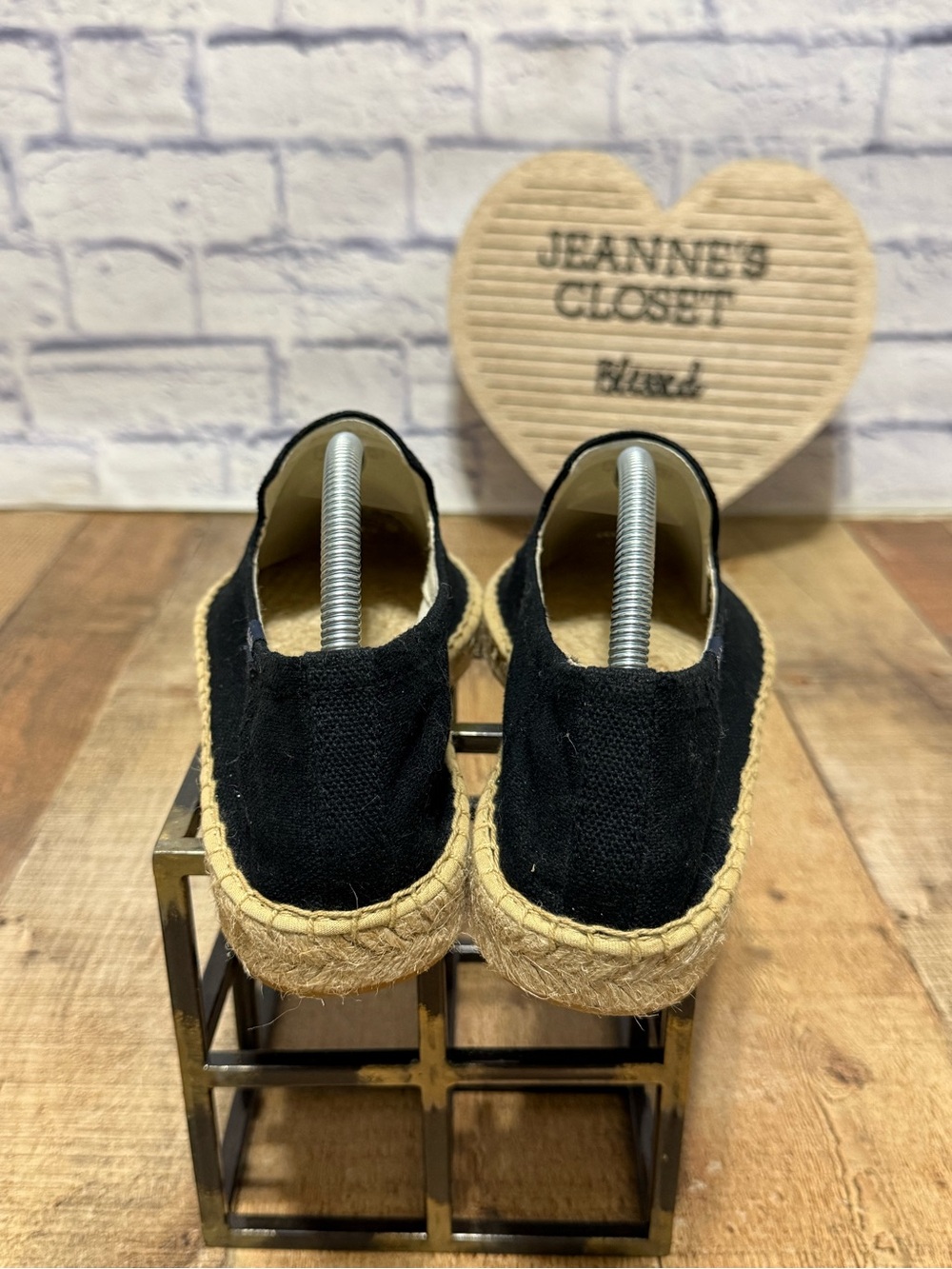 Soludos Black Negroni Smoking Slipper Espadrille - Picture 7 of 10